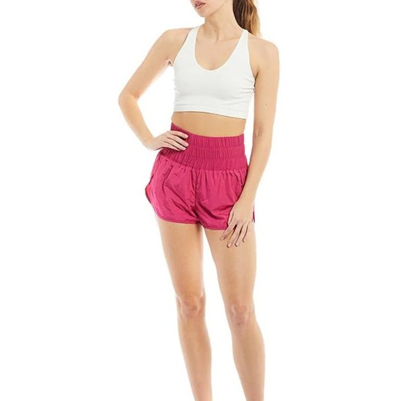 Free People Movement Women's Passion Fruit The Way Home Hi-Rise Pull-On Short XS - Picture 1 of 6